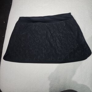 Tek Gear Black Mini Skirt Skort Size XL